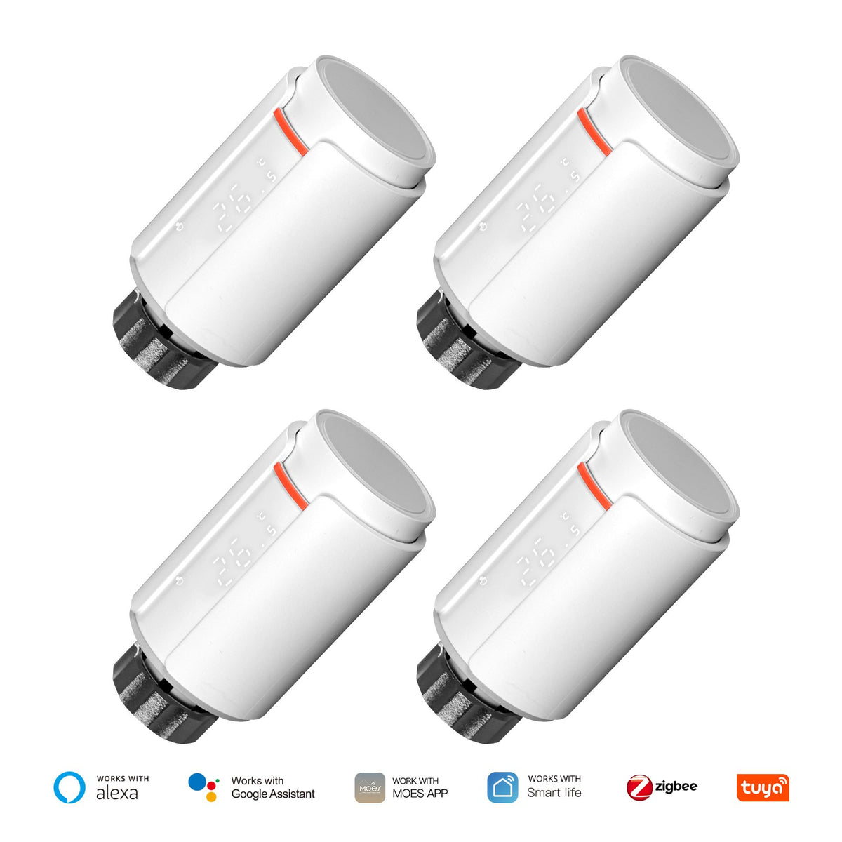 ZigBee Smart Thermostatic Radiator Valve TRV Programmable App Remote Temperature Controller