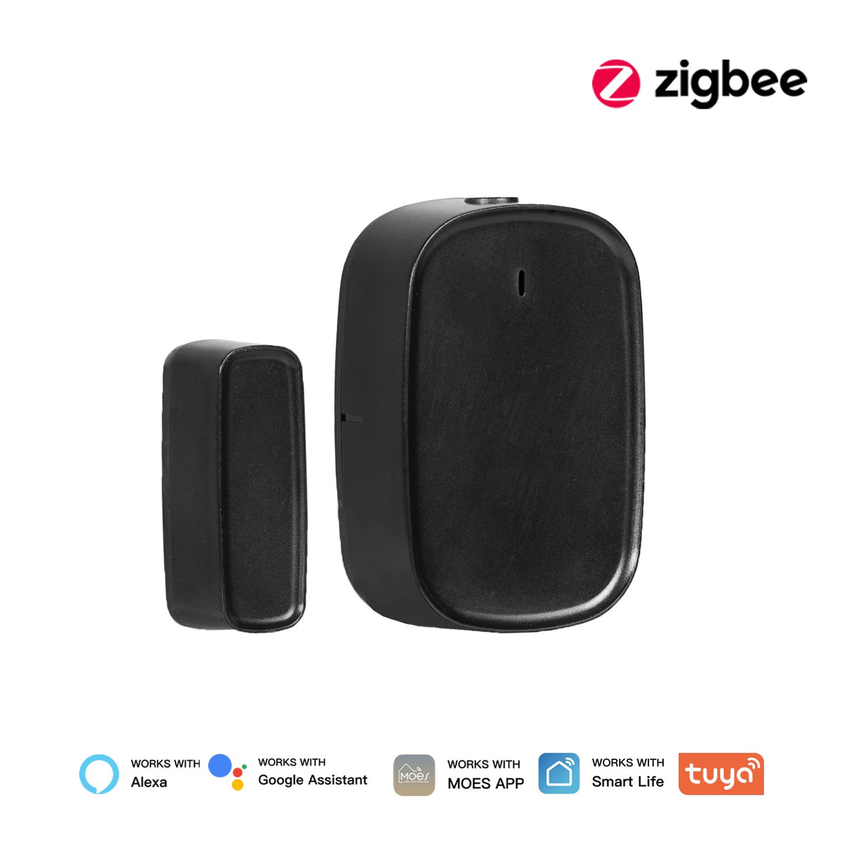 Tuya ZigBee Window Door Alarm Sensor, Smart Home Security Contact Detector