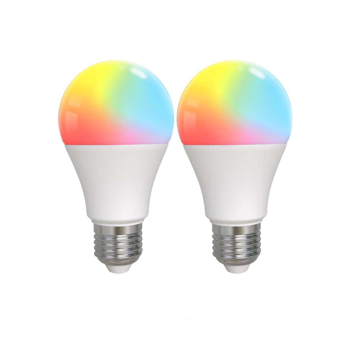 Bombilla LED inteligente Ble regulable, 9 W, E27, color ajustable, compatible con Alexa.