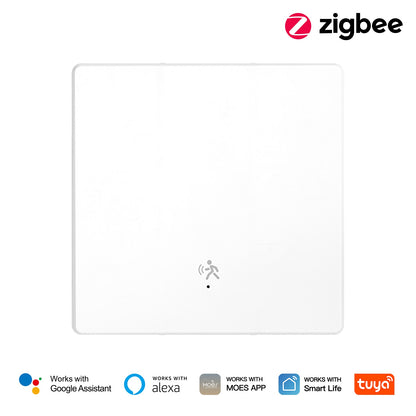 Tuya Zigbee Smart Human Presence mmWave Radar Detection Wall Light Switch Neutral Wire Optional EU Version