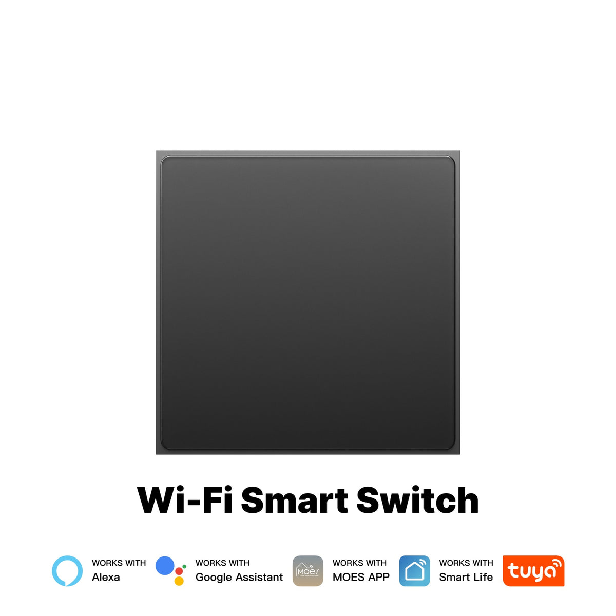 Star Feather Series WiFi Smart Switch Push Button With Neutral Wire Light Scene 2in1 Switch EU Version