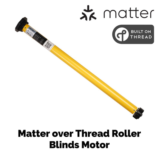 Tuya Matter Over Thread Smart Roller Blinds Motor 38mm Tube Curtain Automation for Alexa Google Home HomeKit