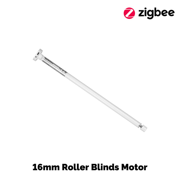 Tuya ZigBee Rechargeable 16mm Smart Roller Blinds Motor for 17/25/28mm Tubes — App & Voice Control