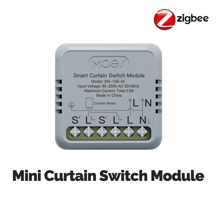 ZigBee Smart Curtain Switch Modul Mini Design App Fernbedienung