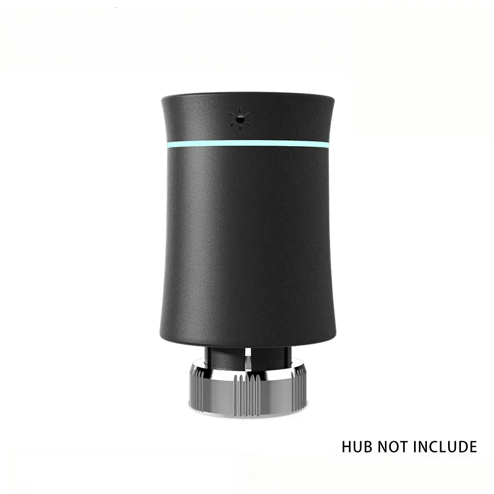MOES ZigBee Smart Radiator Valves Tuya Save Energy Black White TRV BRT 100 Mini Soft Touching Thermostatic Valve