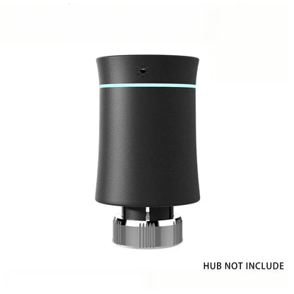 MOES ZigBee Smart Radiator Valves Tuya Save Energy Black White TRV BRT 100 Mini Soft Touching Thermostatic Valve