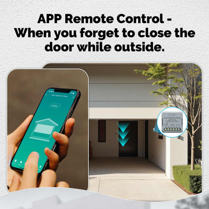Zigbee Garage Door Controller Module Works with Tuya/Smart Life Alexa & Google Home Voice Control