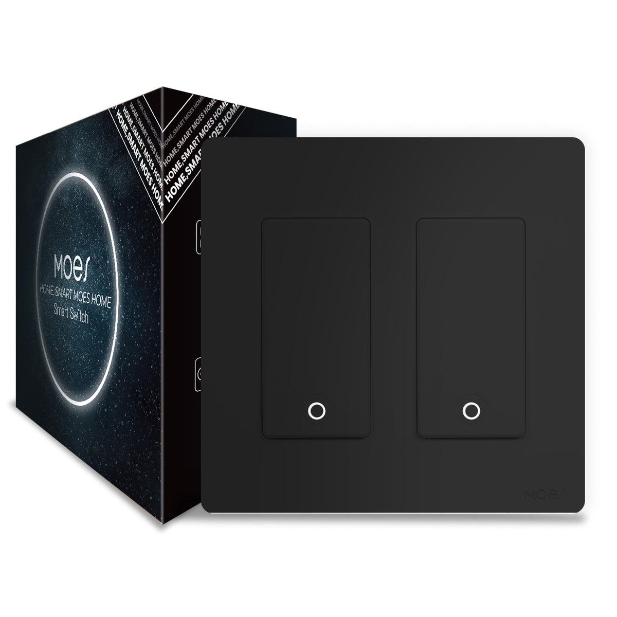 MOES Star Ring 2nd Generation Smart Single Pole 3 Way WIFI Switch 1/2/3/4 Gang US Standard