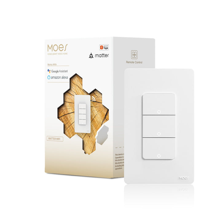 Matter WiFi Smart Light Button Switch App Control Neutralleiter erforderlich US-Standard