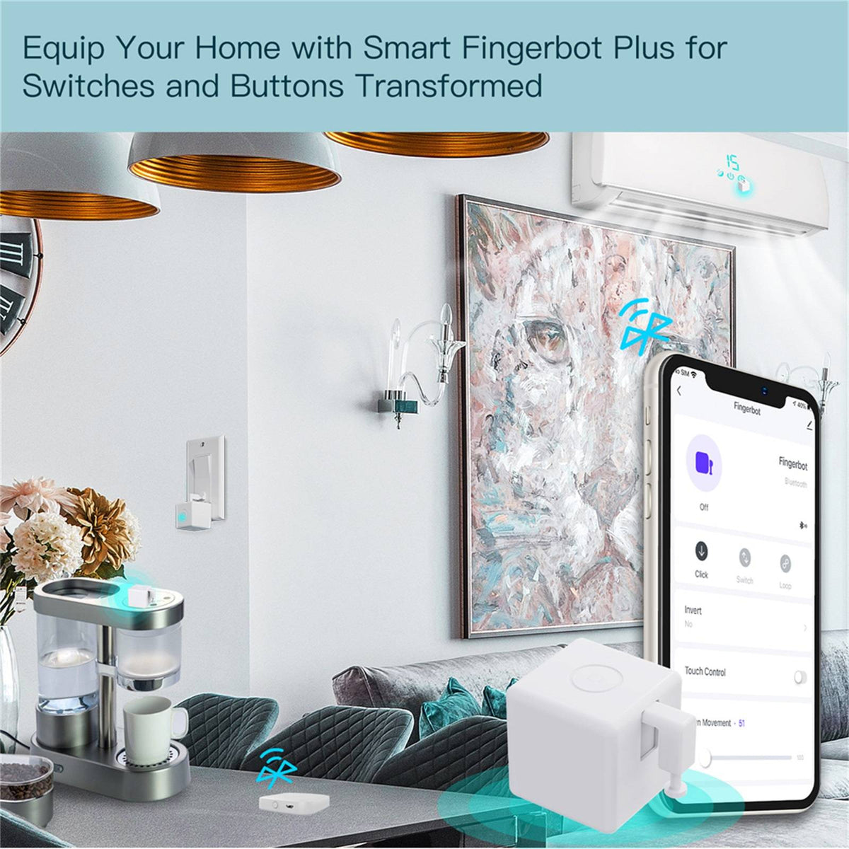 Equip Your Home with Smart Fingerbot Plus for Switches and Buttons Transformed - MOES