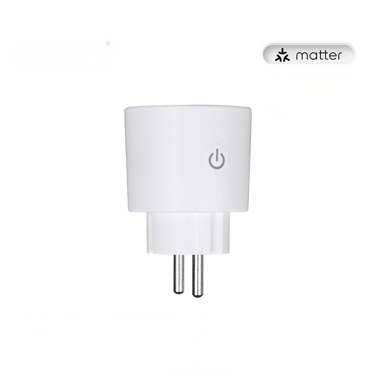 Smart Plug Matter WiFi Socket 16A Outlet Power Monitor EU Version