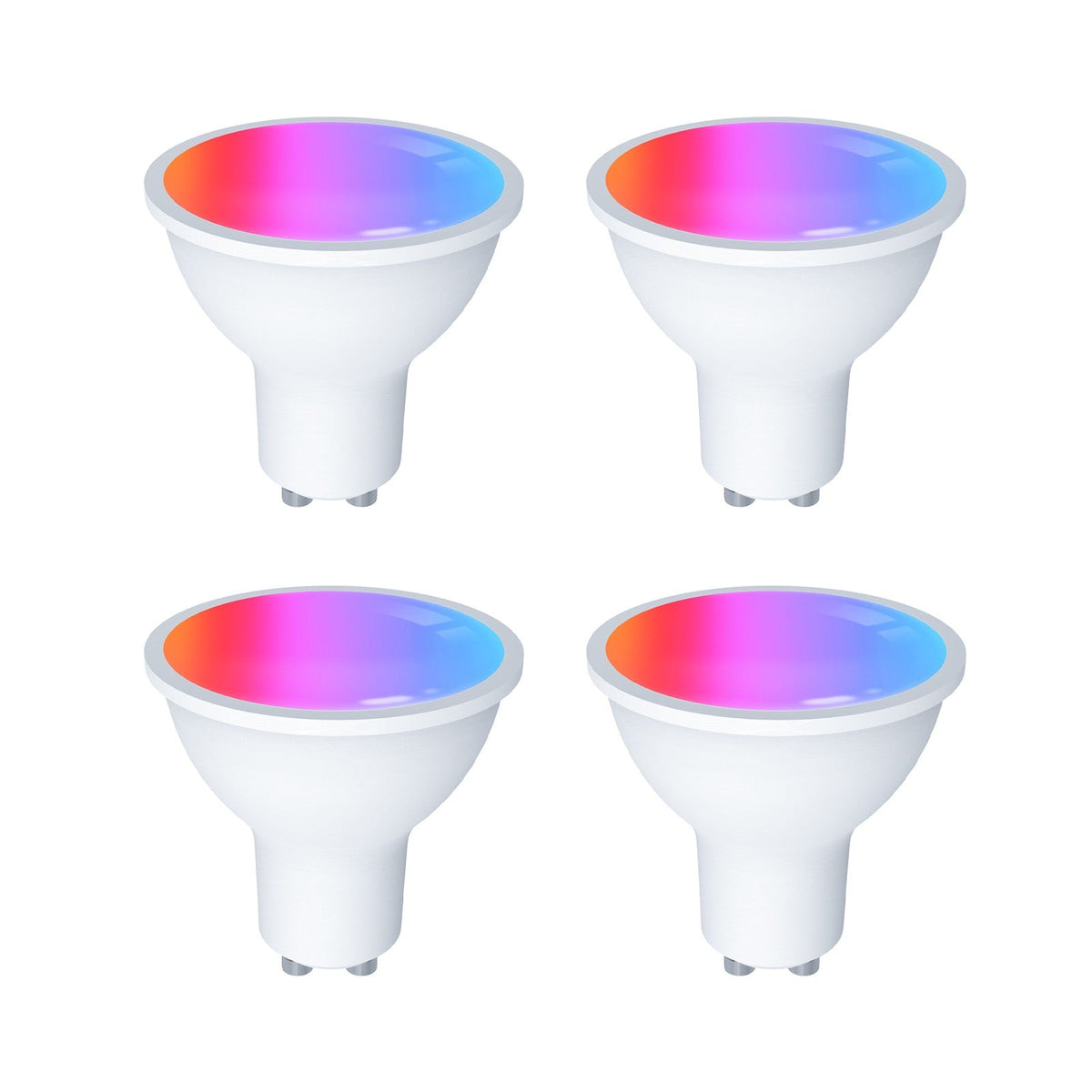 Tuya GU10 Matter WiFi Smart LED Bulb with Voice Control, Dimmable 5W Light 2700-6500K RGB Colors - MOES