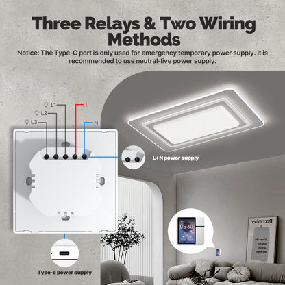 Tuya WiFi 3.5 - Inch Touchscreen Control IR Remote Control Bluetooth Sigmesh Hub Built - in - MOES
