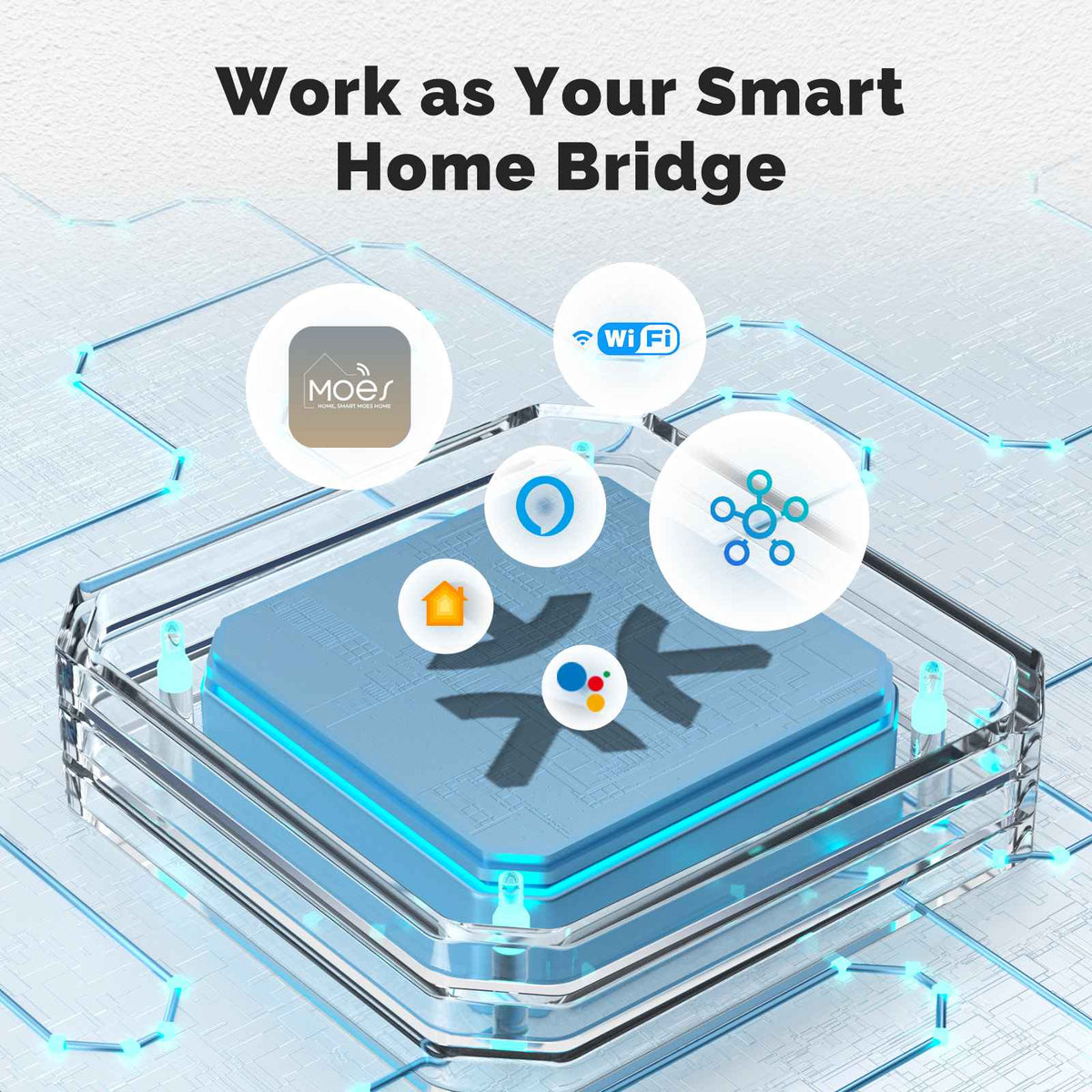 WiFi Matter Mini Smart Switch Module Relay Timer DIY Home Automation - MOES