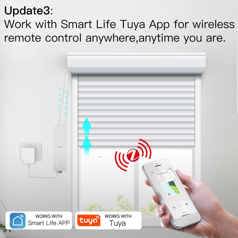 ZigBee Smart DIY Motorized Roller Blinds/Shades Drive Motor 2MQTT Setup Available Am43 - MOES