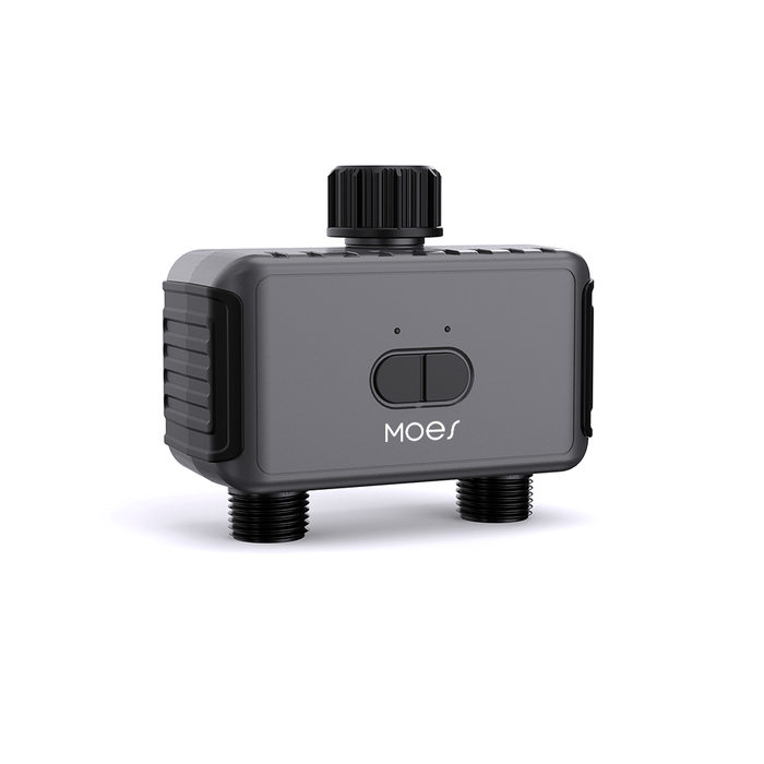 BLE Timer, Smart Sprinkler Water Timer with 2 Outlet