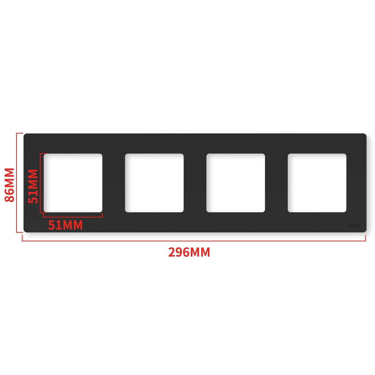 MOES 2nd Star Ring Smart ZigBee3.0 Push Button Light Switch Embedded Touch Switch & 2-4Gang Panel EU - MOES