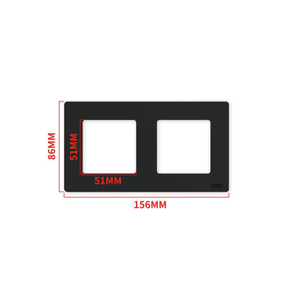 MOES 2nd Star Ring Smart ZigBee3.0 Push Button Light Switch Embedded Touch Switch & 2-4Gang Panel EU - MOES