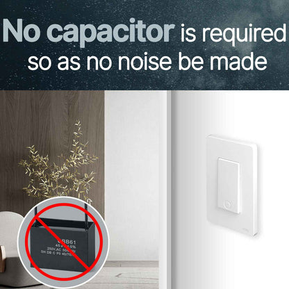 MOES Star Ring ZigBee Smart Light Switch Single Pole, No Neutral Required, No Capacitor - MOES