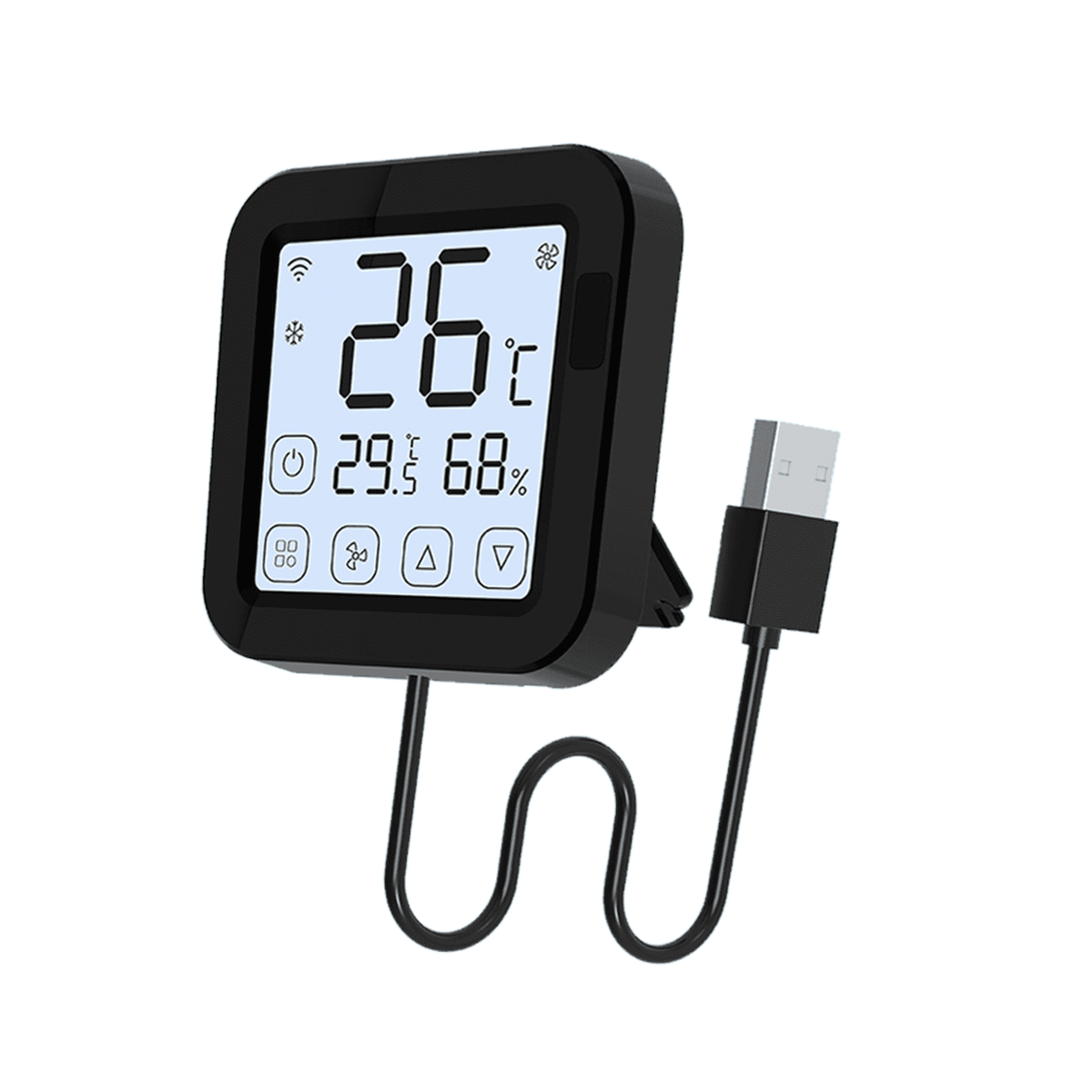 Room Temp & Humidity Monitored with Comfy Mode - MOES