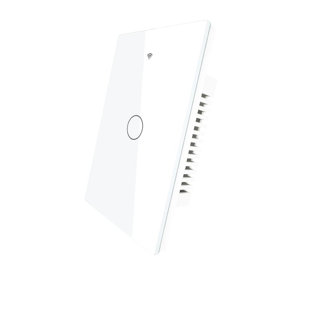 anti-scratch tempered glass panel suits any home decor and allows for effortless touch control - Moes