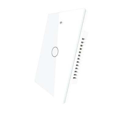 anti-scratch tempered glass panel suits any home decor and allows for effortless touch control - Moes