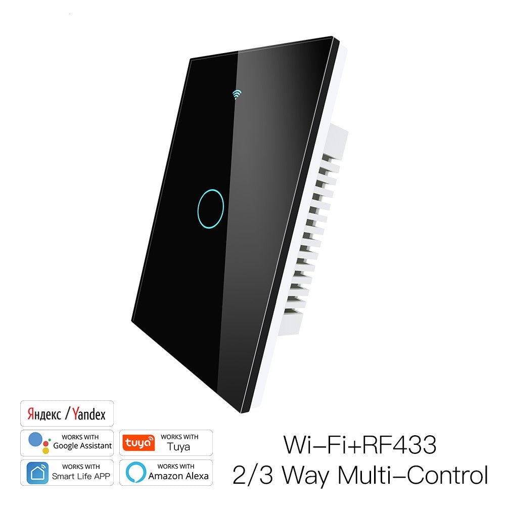 you can multi-control associate this switch to multiple different switches - Moes