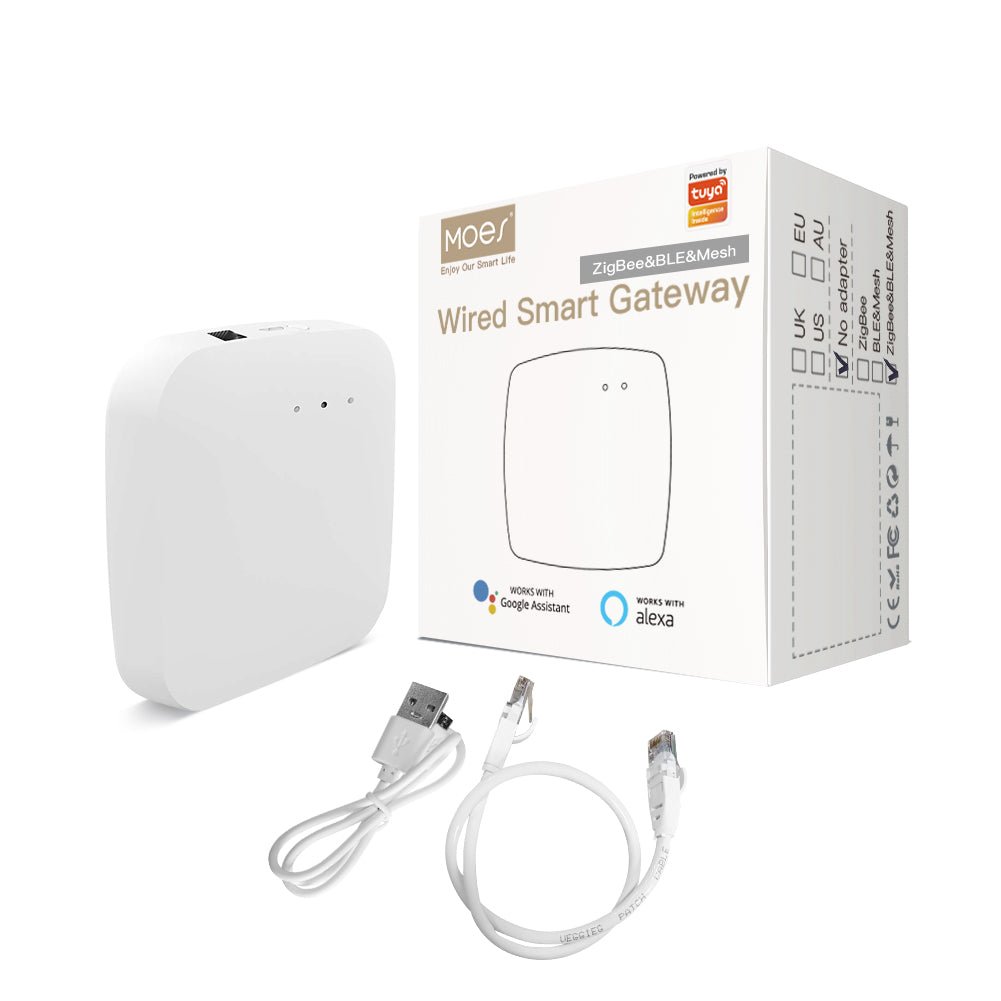 Smart ZigBee Scene Push Button Switch Single Pole Neutral Wire Optional No Capacitor 100-250V 10A - MOES
