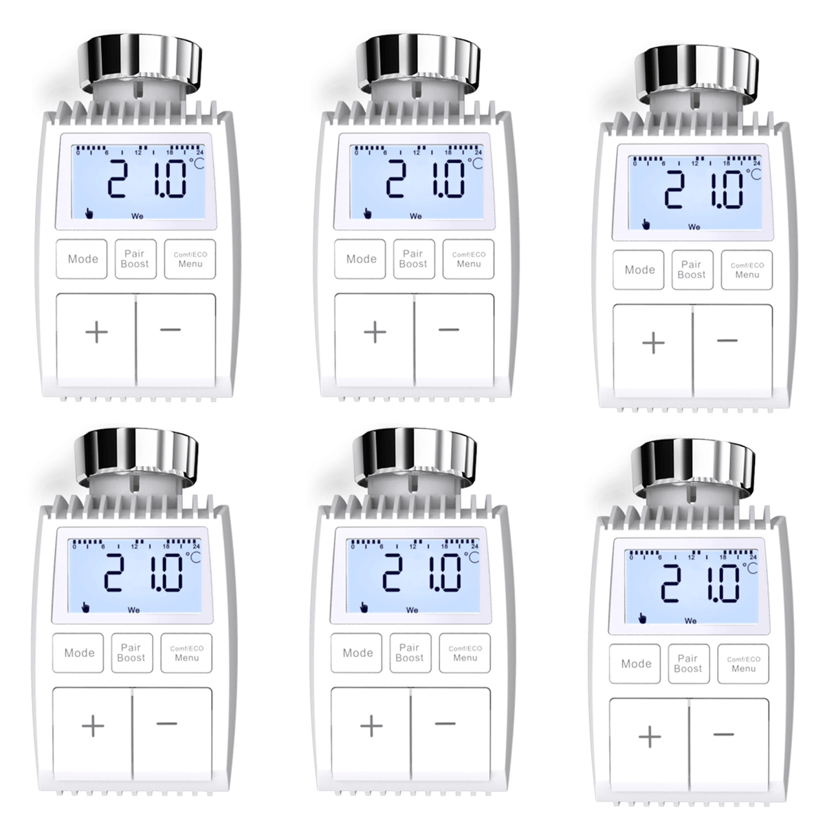 Tuya ZigBee3.0 Smart Programmable Thermostat Radiator Actuator Valve Temperature Controller - MOES