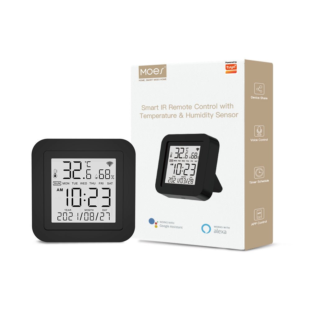 Massive IR Code Database with Built-in Temperature & Humidity Sensor - MOES