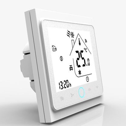 WiFi Central Air Conditioner Thermostat Temperature Controller 2 Pipe 4 Pipe 3 Speed Fan Coil Unit Work with Alexa Google Home - Moes