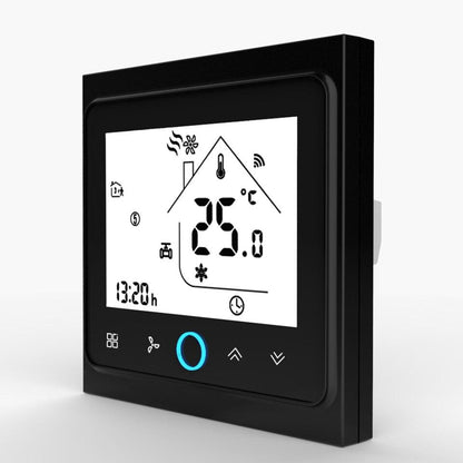 WiFi Central Air Conditioner Thermostat Temperature Controller 2 Pipe 4 Pipe 3 Speed Fan Coil Unit Work with Alexa Google Home - Moes
