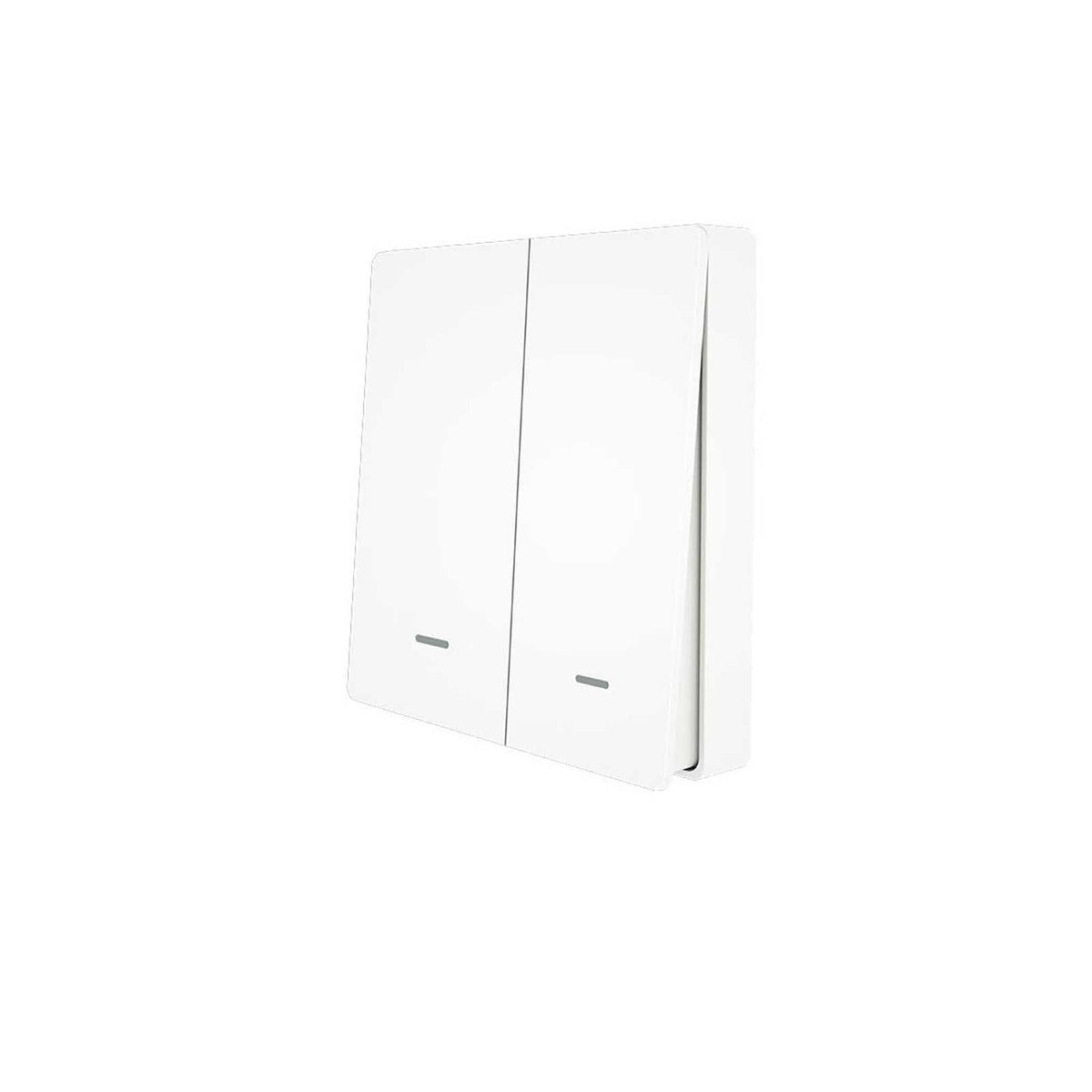 WiFi RF433 Smart Light 2 Way Multi-control Push Button Switch Neutral Wire EU - MOES