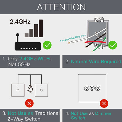Only 2.4GHz Wi-Fi. Not 5GHz - Moes