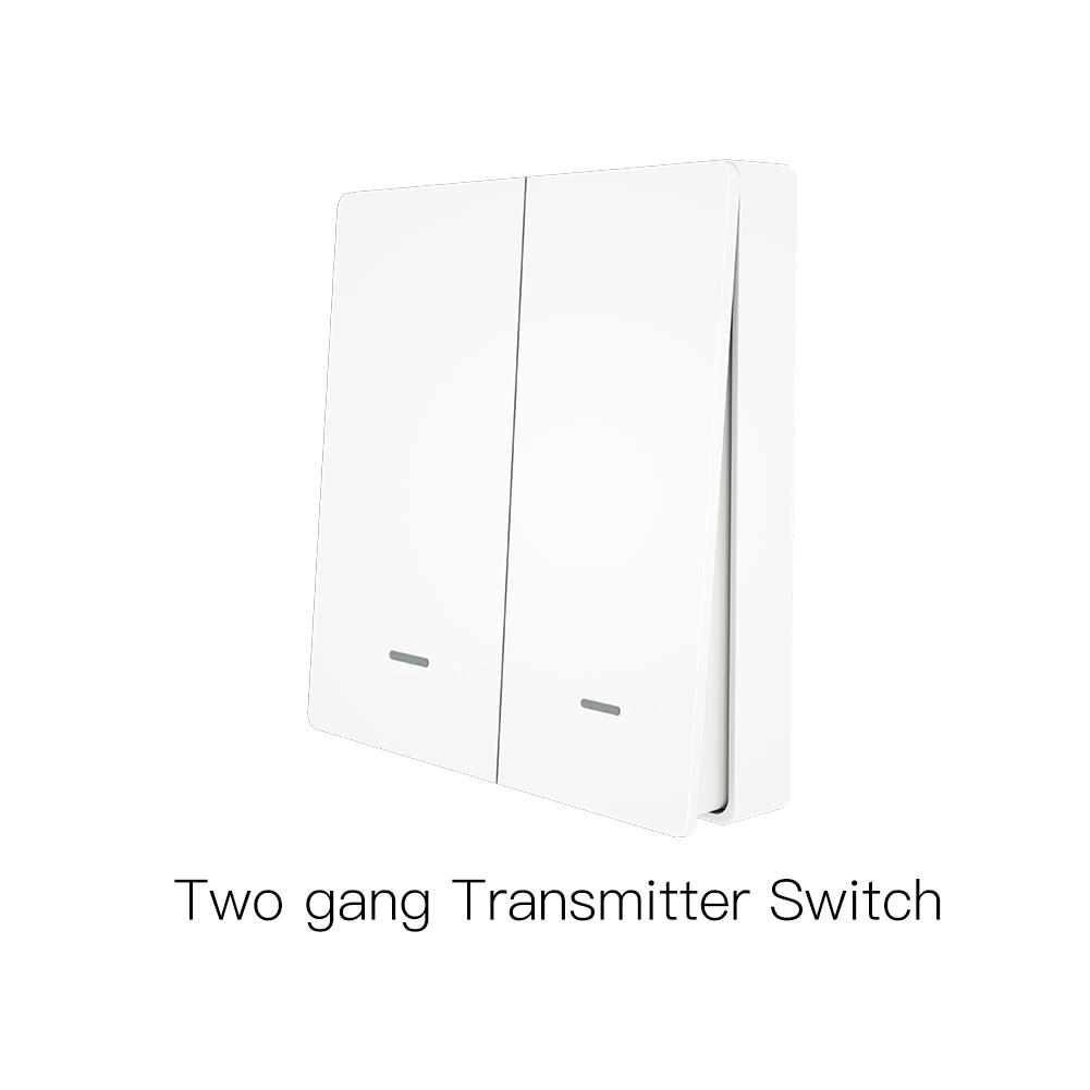 WiFi Smart Wall Light Switch With RF433 2-Way Multi-Control Push Button with RF Transmitter Switch - Moes