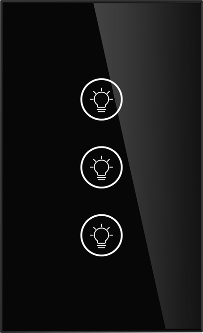 ZigBee Dimmer Switch Multi-gang Smart Light Dimmer Touch Switch Single Pole Neutral Wire Required US - MOES