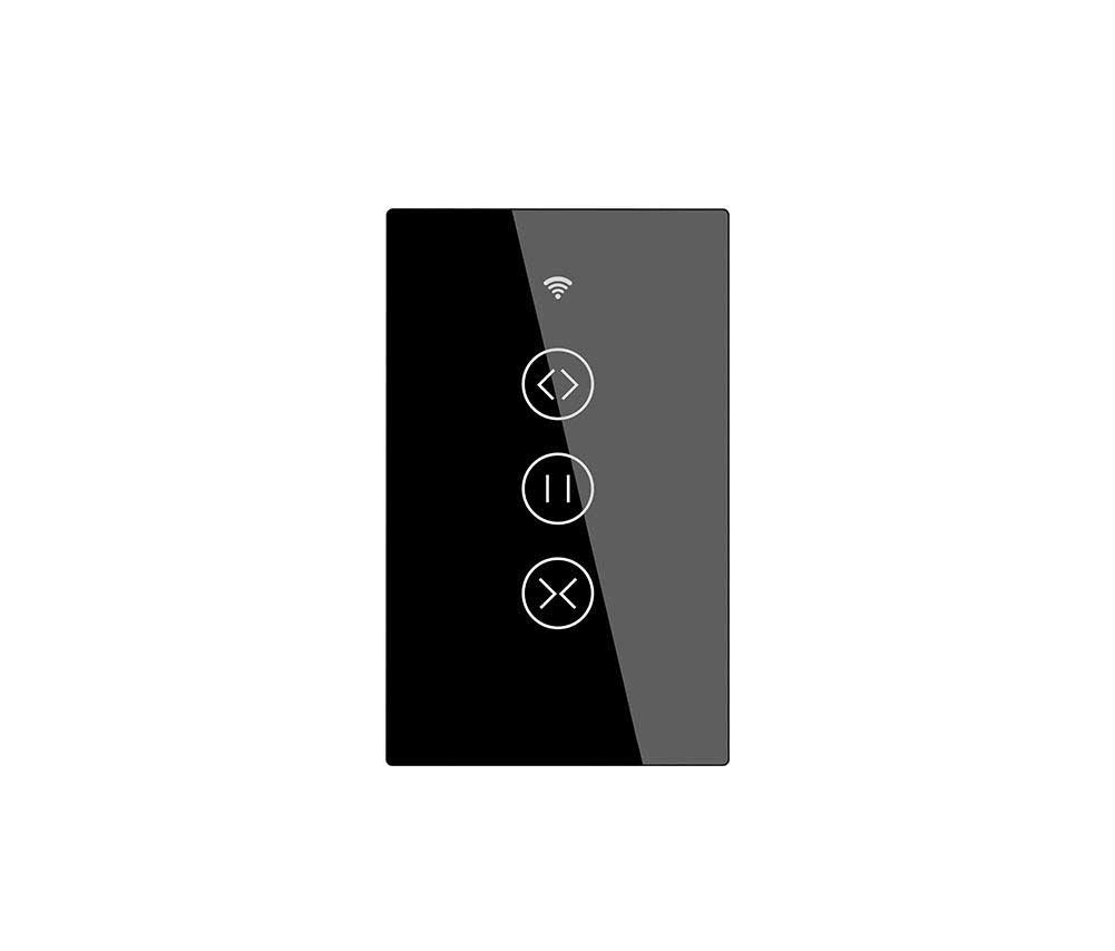 ZigBee RF433 Smart Curtain Blinds Shutter Touch Switch Multi-control Neutral Wire Required US - MOES