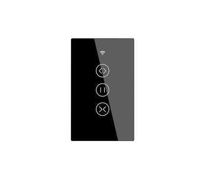 ZigBee RF433 Smart Curtain Blinds Shutter Touch Switch Multi-control Neutral Wire Required US - MOES