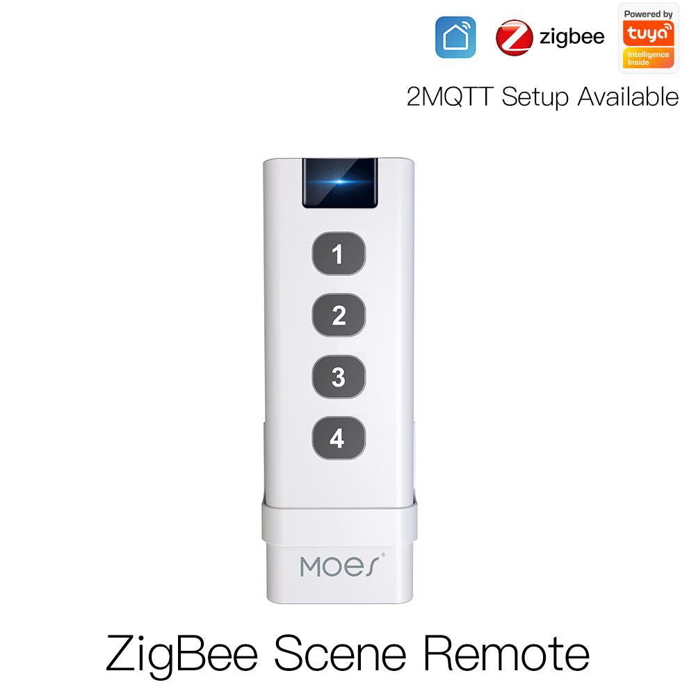 ZigBee RF433 Smart Curtain Blinds Shutter Touch Switch Multi-control Neutral Wire Required US - MOES