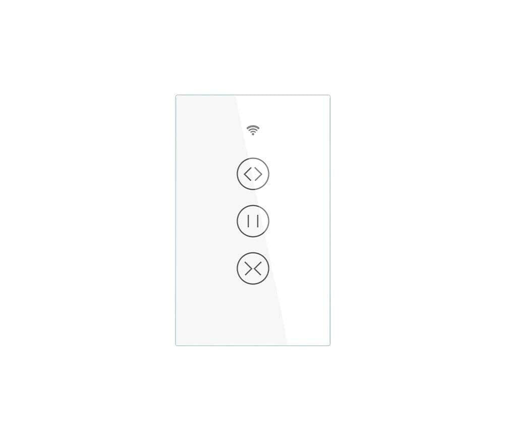 ZigBee RF433 Smart Curtain Blinds Shutter Touch Switch Multi-control Neutral Wire Required US - MOES