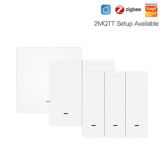 ZigBee Smart 9 Scene Mechanical Push Button Switch Multi-Control Battery Powered - MOES