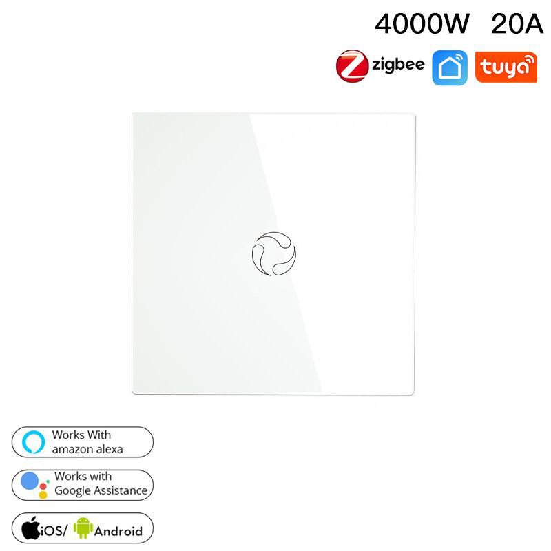ZigBee Smart Boiler Touch Switch Water Heater Single Pole Neutral Wire Required EU - MOES