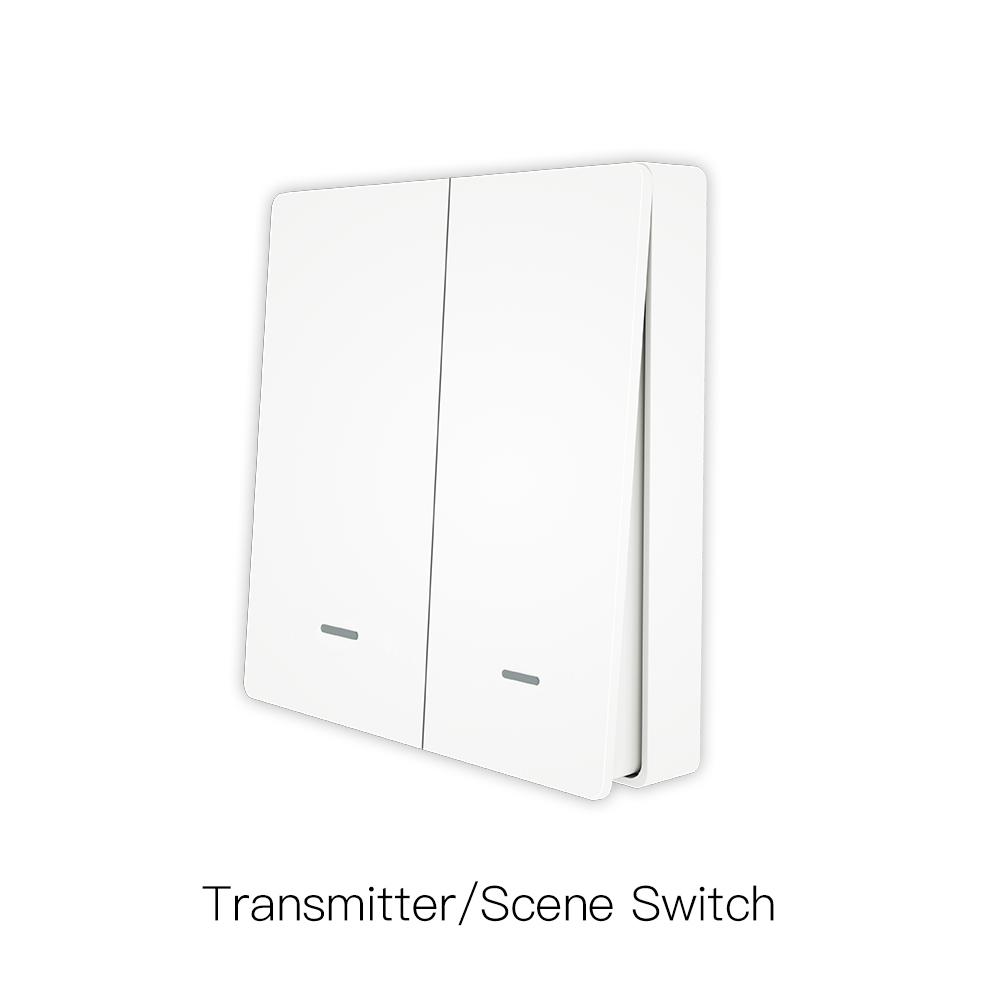 ZigBee Smart Push Button Switch and ZigBee Scene Switch Kit L Only No Neutral Wire or L+N Wiring Optional No Capacitor Required Tuya ZigBee Hub Required - Moes